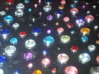 120 Adhesive DIAMANTE Gems Stick on Rhinestone Jewels