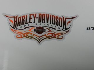 HARLEY DAVIDSON WINDOW DECAL(AS PICTURED)$2.95 SHIPPING ON 1st HARLEY 