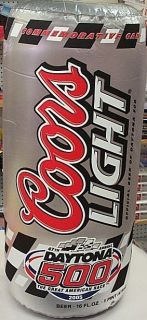 Coors Light Inflatable Daytona 500 Beer Can Man Cave Decoration Sign