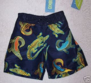 NWT Gymboree ALL STAR CHAMPS Alligator Swim Trunks 3 6