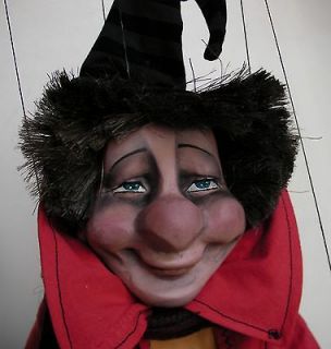 Original hand made Czech marionette   Gnome puppet