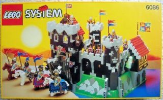 LEGO 6086 BLACK KNIGHTS CASTLE INSTRUCTIONS ONLY