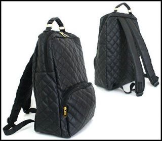 LUXURY Ladies Quilting Backpack Bag/Tote Bag/shoulder bag/173 Black