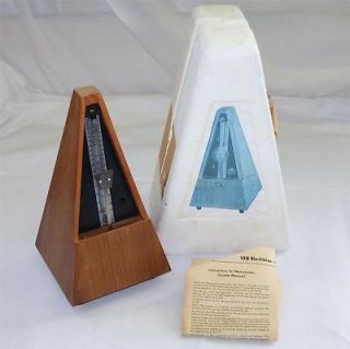 Vintage SYSTEM MAELZEL Wooden Cased Pyramid Style METRONOME   Made In 