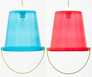   Bucket Hanging Ceiling Light Lamp Shade Cover Fun Coolie & Fitting