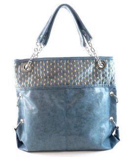 gold leather handbag in Handbags & Purses