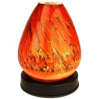 New Lava Orange Electric Oil Warmer Lamp Burner w/ Bulb