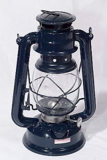 Light oil lamp hurricane lantern kerosene 10 height blue