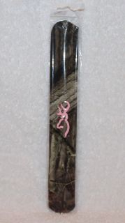 Browning Pink Buckmark Camo Slap Bracelet Wristband Mossy Oak BU Inf 