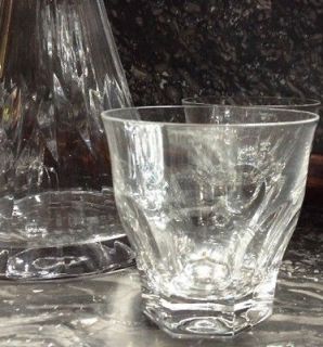 Hand Cut Crystal Decanter and six Old Fashion Glasses
