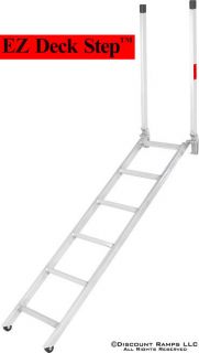 NEW PORTABLE ALUMINUM LADDER STEP DECK FLATBED TRAILER (Ladder 16 72)