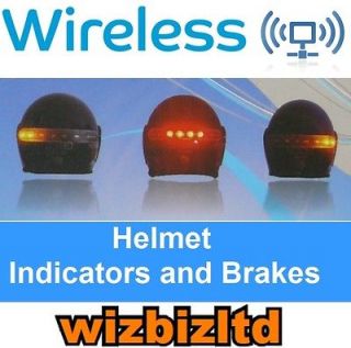 Motorcycle Wireless HELMET Indicators and Brake Lights   LED   HELIND