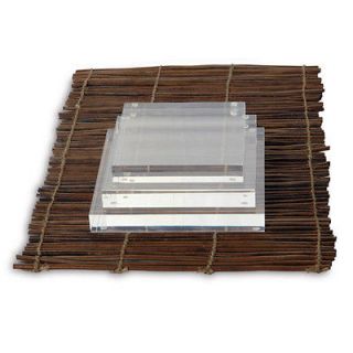 Lucite Display Stand / Riser for Decorative Objects   6 Square