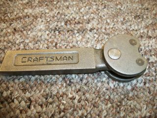 Craftsman knurling tool holder metal lathe Atlas Craftsman South Bend 