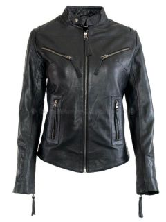 Aviatrix Ladies Fully Leather Jacket Black # 2131