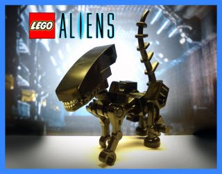 Custom Lego Aliens AVP Xenomorph alien Minifig