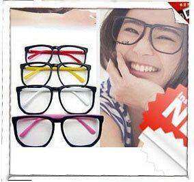 New Fashion Big Frame Clear Lens Vintage Polite Trends Glasses Korean