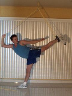leg stretcher in Martial Arts