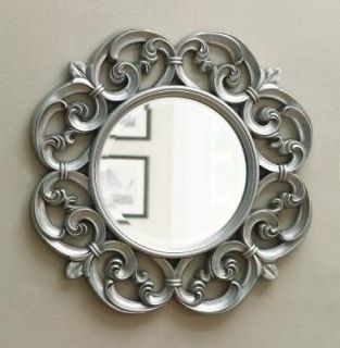 New Ornate Round Accent Mirror