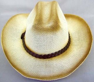   Lot   6 Pcs   Cow Boys   Cow Girls Western Rodeo Straw Hats (ECOWBG15
