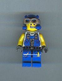 Used LEGO Power Miner Minifig 8956 8959 8960 8961