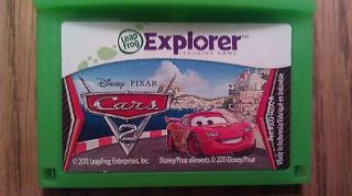 Disney Pixar Cars 2 Leap Frog Leapster Explorer LeapPad Game
