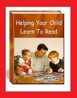 HELPING YOUR CHILD LEARN TO READ   A MUST HAVE FOR EVERY PARENT