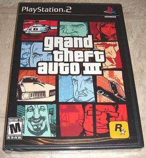 Grand Theft Auto III for Playstation 2 Brand New, Factory Sealed