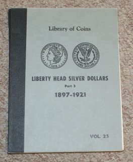   of Coins Album Liberty Head Silver Dollars Part 3  Damaged  NO Coins