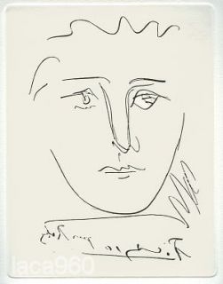 Pablo PICASSO Pour Roby Plate Signed Etching + COA