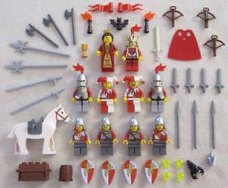 10 NEW LEGO CASTLE KNIGHT MINIFIG LOT Kingdoms Lion figures 