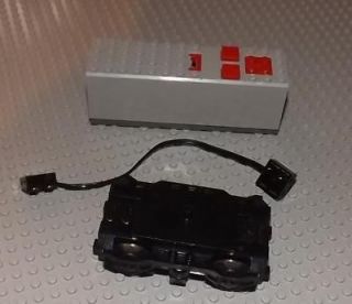 Lego 9V Train Motor Battery Pack & Wire Lot *TESTED AND WORKS 