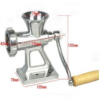 New Cast Iron Manual Meat Grinder Mincer Bolt Down Heavy Duty hand 