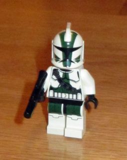 LEGO STAR WARS 9491   CLONE COMMANDER GREE Minifig New Green 