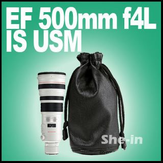 Sheepskin Lens Bag Case For Canon EF 500mm f/4L IS USM