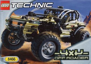 LEGO vtg Technic Set 8466 4x4 OFF ROADER NEW IN BOX *SHELF WEAR*