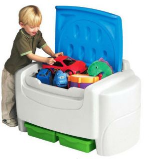 Little Tikes Sort N Store Toy Chest / White Toy Box / Little Tikes 