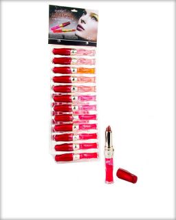 Makeup Red Lipstick And Lip Gloss In One With Vitamin E And Aloe Vera