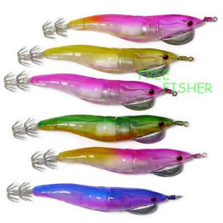 pcs Squid Jigs Cuttlefish 20g battery Replaceable Fishing Lure X 26