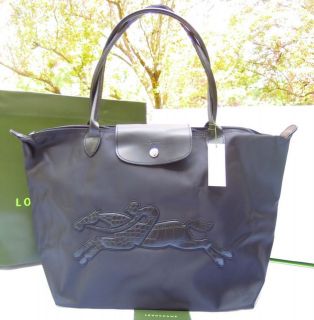 Longchamp PLANETES Victoire Large DOUBLE Shoulder bag duffel Tote 350 