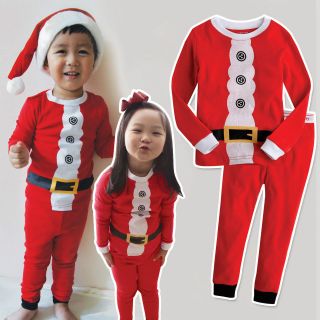 NWT Baby&Toddler Boy Girl Christmas X mas Sleepwear Pajama Set Merry 