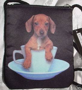dachshund handbag in Clothing, 