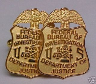 FBI Badge Cufflinks / Presidential Cufflinks