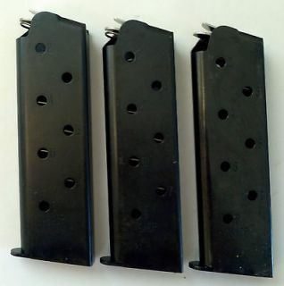 Colt 1911 45acp 8 RD Round Magazines/Clips (Mag/Clip) Blued Steel 