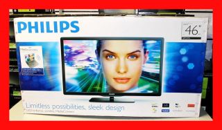 NEW Philips 46PFL4706 46 1080p HD LED LCD Television SEALED 