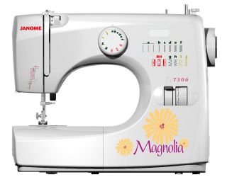 Janome Magnolia 7306 Sewing Machine 6 Built in Stitches 