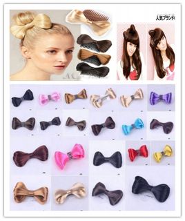 1pc Lady Gaga Bowknot Hair Bow Clip Extensions Tie Party Hairpin 