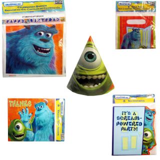 MONSTERS INC Birthday Party Supplies ~ Create Your Set ~ PICK ONLY 