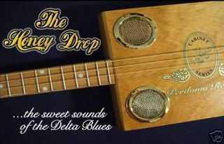   Blues Folk & Republic Americana Cigar Box Guitar CD Slide resonator