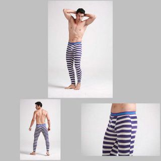 New Purple zebras Mens Warm pants Long johns Thermal Underwear Size 